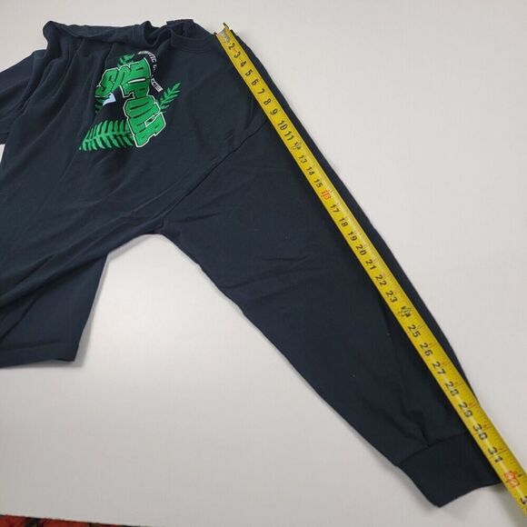 Vintage Y2K South Pole Mens Shirt Long Sleeve XL L/S Spell Out Southpole Black - Picture 8 of 9